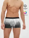 Мужские трусы боксеры / ВЕЛЕС туманный лес