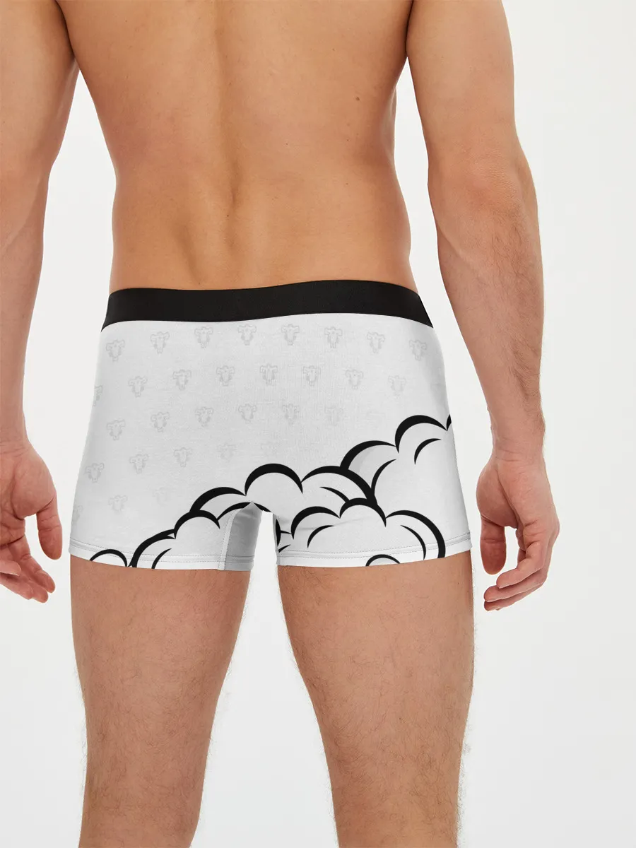 Мужские трусы боксеры / Чёрный клевер Аста и Юно