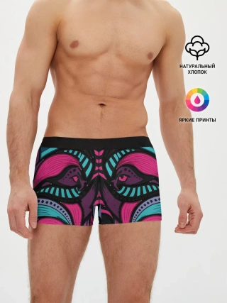 Мужские трусы боксеры / Морда волка