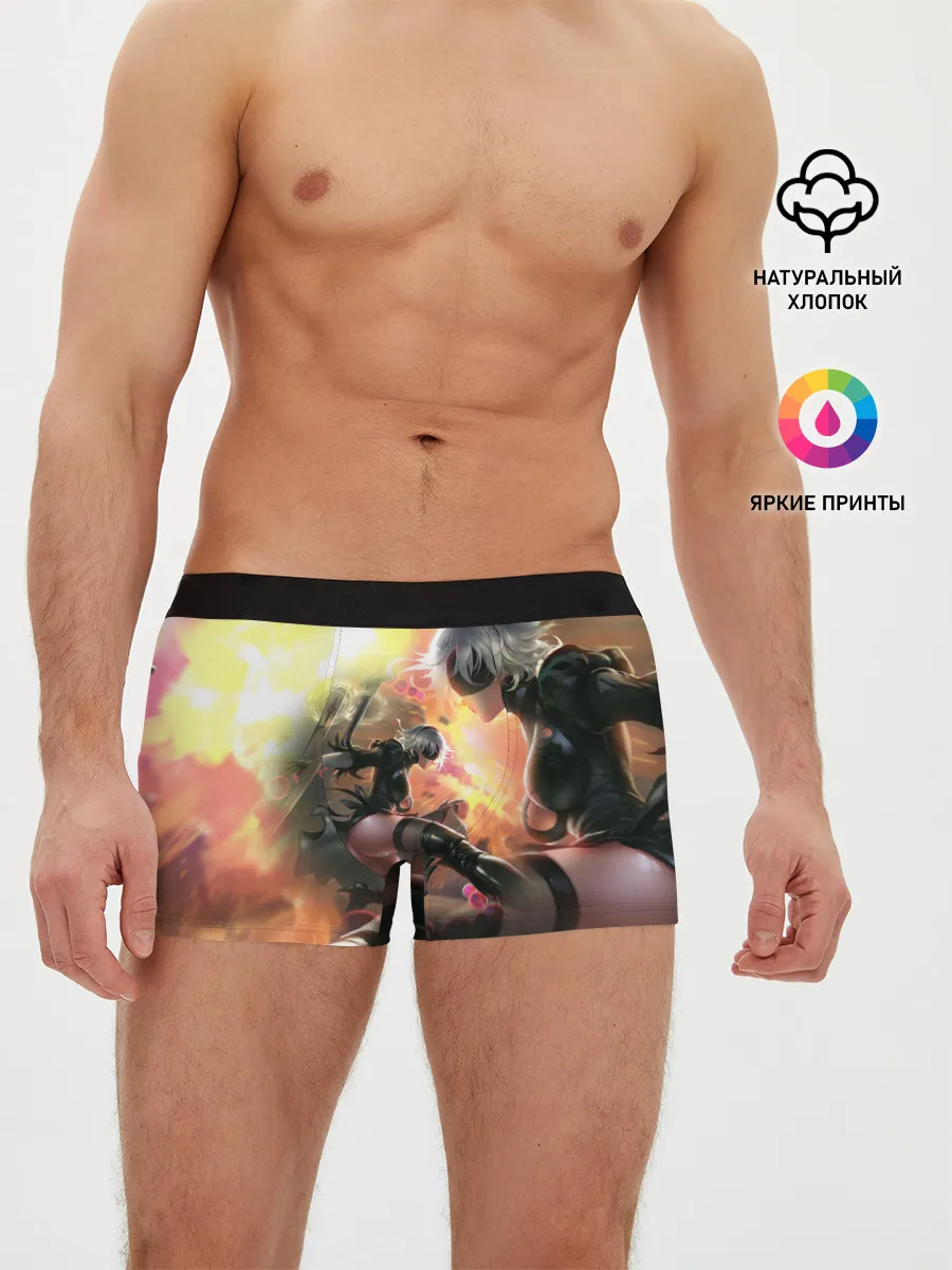 Мужские трусы боксеры / 2B | Nier Automata