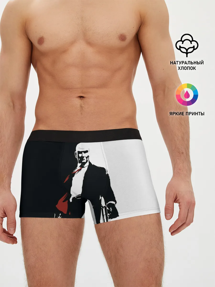 Мужские трусы боксеры / Hitman BW