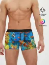 Мужские трусы боксеры / На глубине | Рыбки | Пляжная
