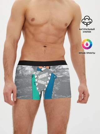 Мужские трусы боксеры / Крокодил и птичка Miam