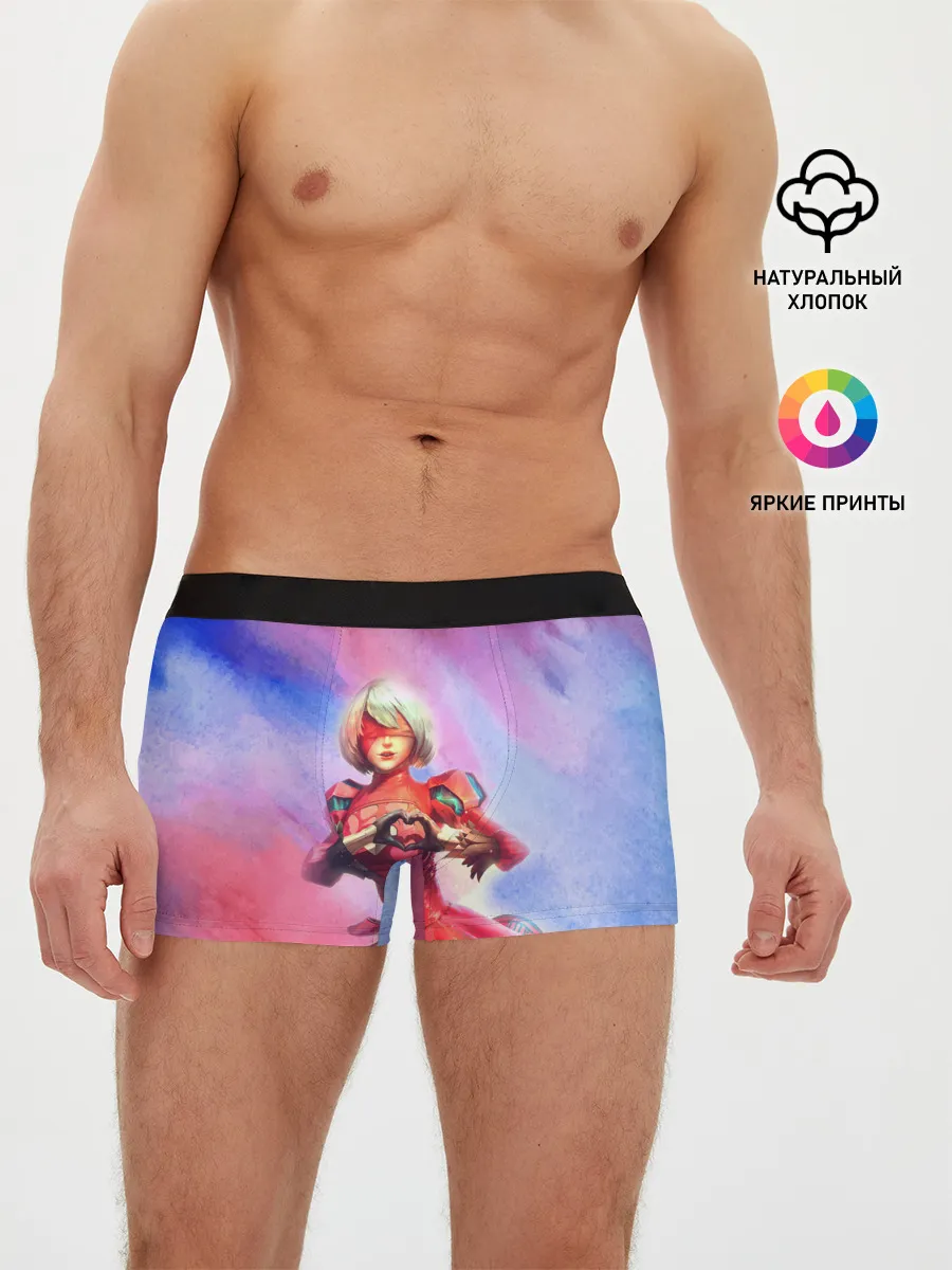 Мужские трусы боксеры / 2B Love | Nier Automata