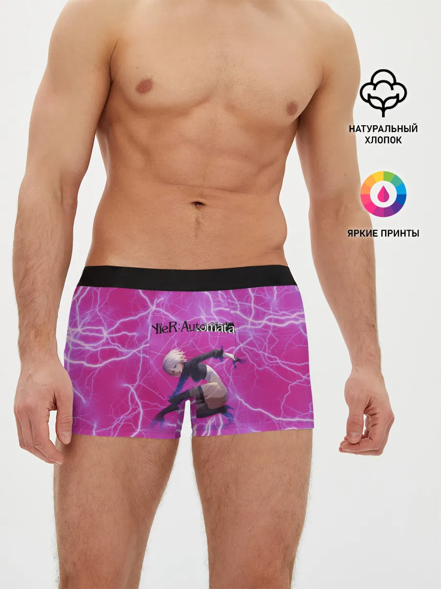 Мужские трусы боксеры / YoRHa Light | Nier Automata