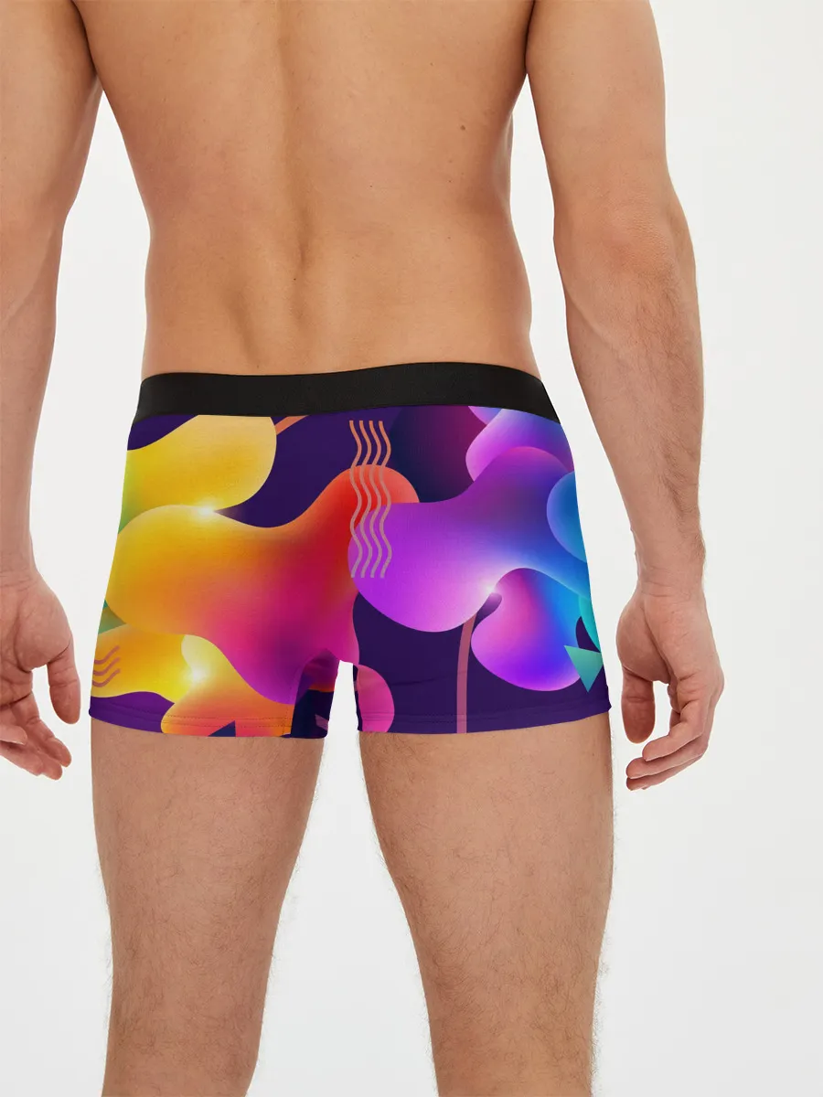 Мужские трусы боксеры / Rainbow T-Shirt