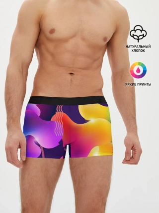 Мужские трусы боксеры / Rainbow T-Shirt