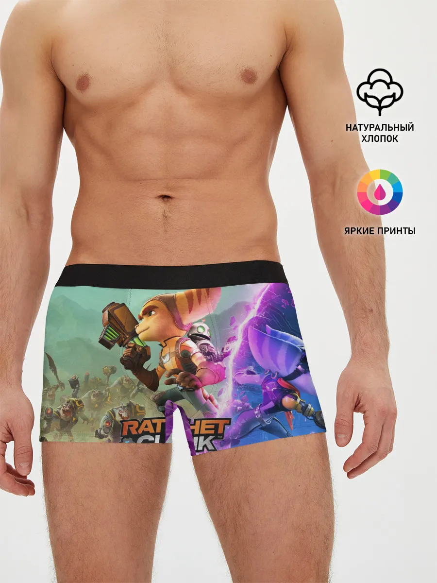 Мужские трусы боксеры / Ratchet & Clank: Rift Apart