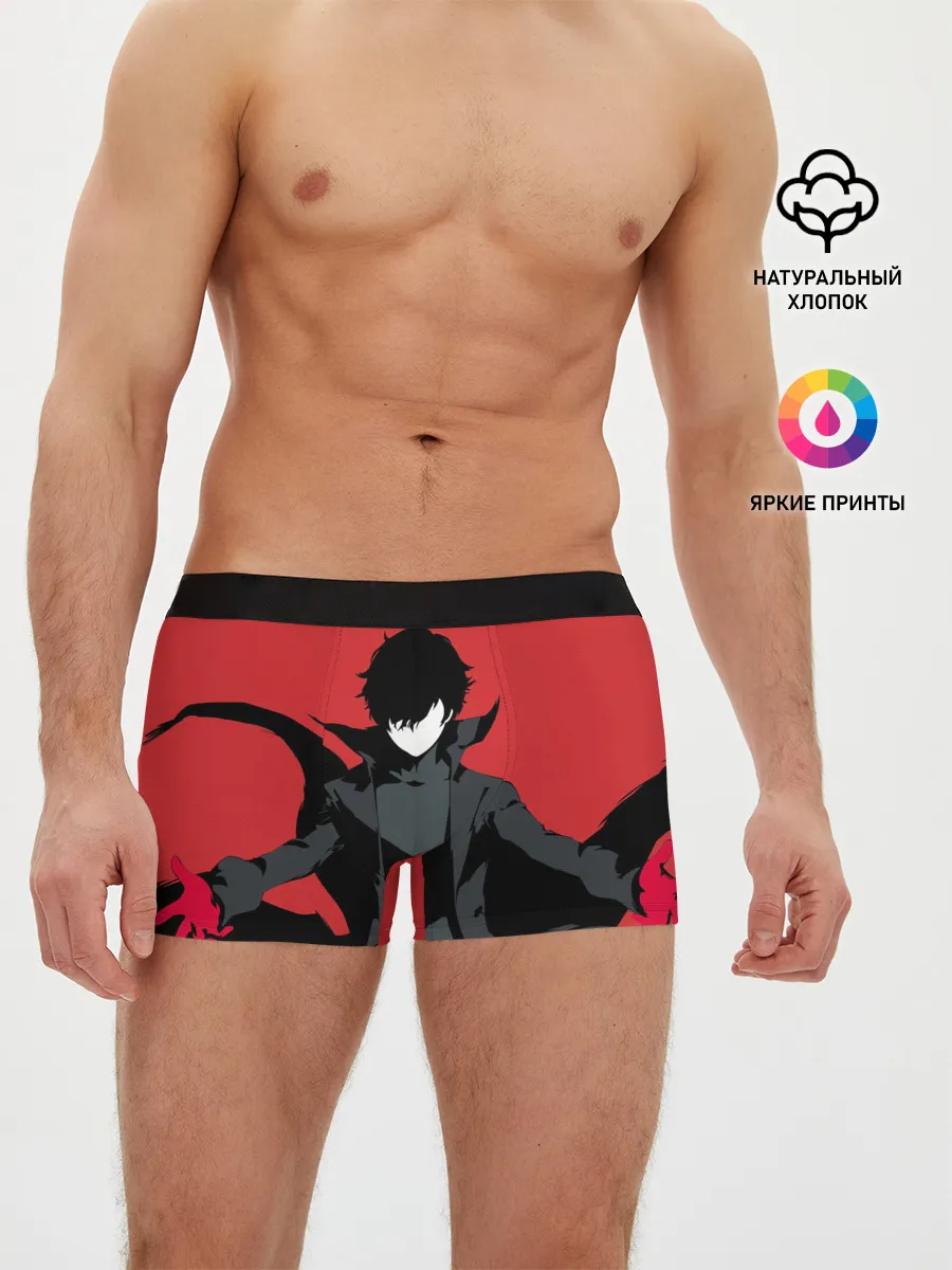 Мужские трусы боксеры / Чёрный Рэн