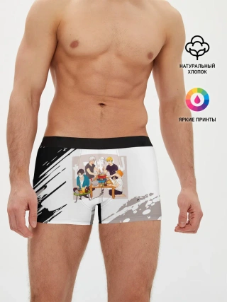 Мужские трусы боксеры / Обед на четверых. ВОЛЕЙБОЛ!!