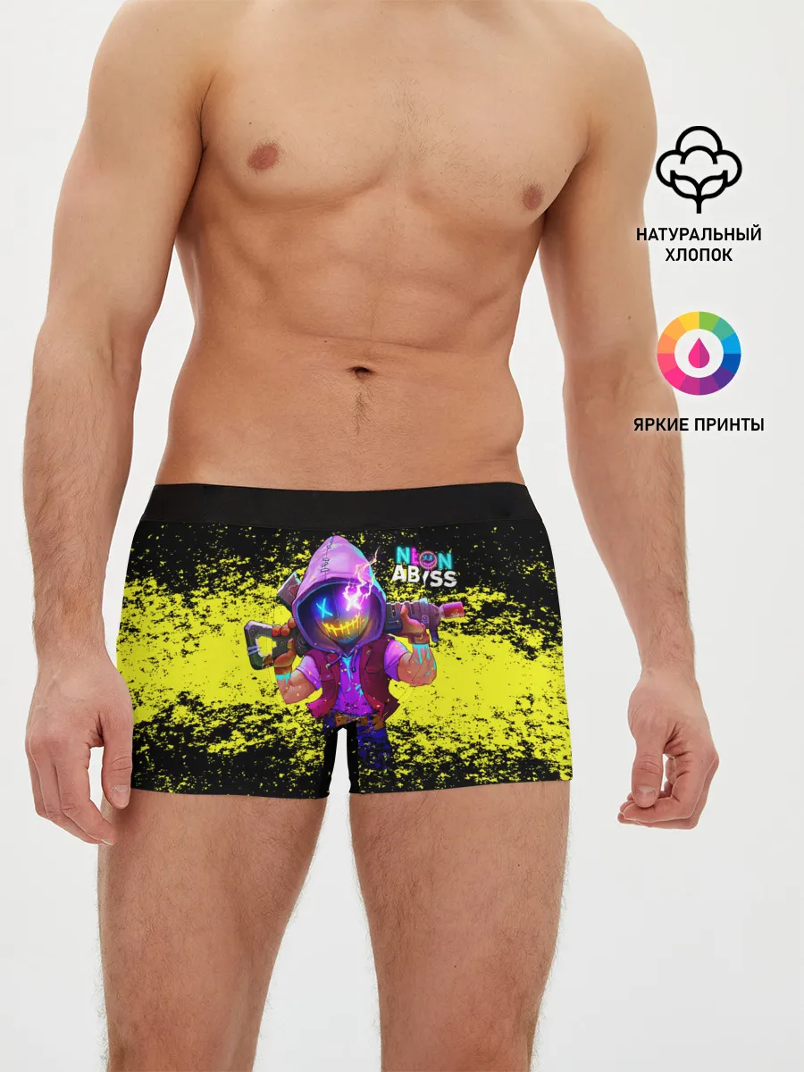 Мужские трусы боксеры / Neon Abyss