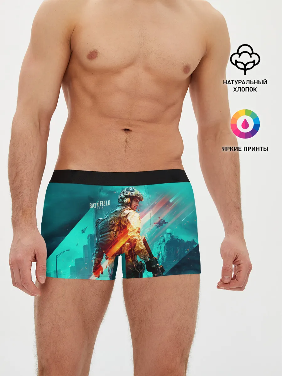 Мужские трусы боксеры / BATTLEFIELD 2042 / Батлфилд