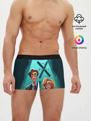 Мужские трусы боксеры / Fox Mulder and Dana Scully