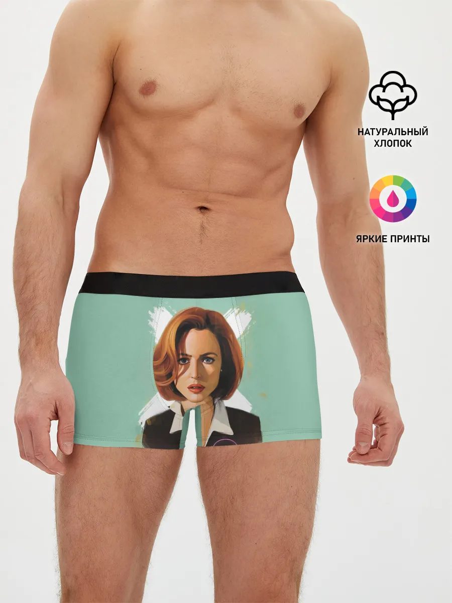 Мужские трусы боксеры / Дана Скалли