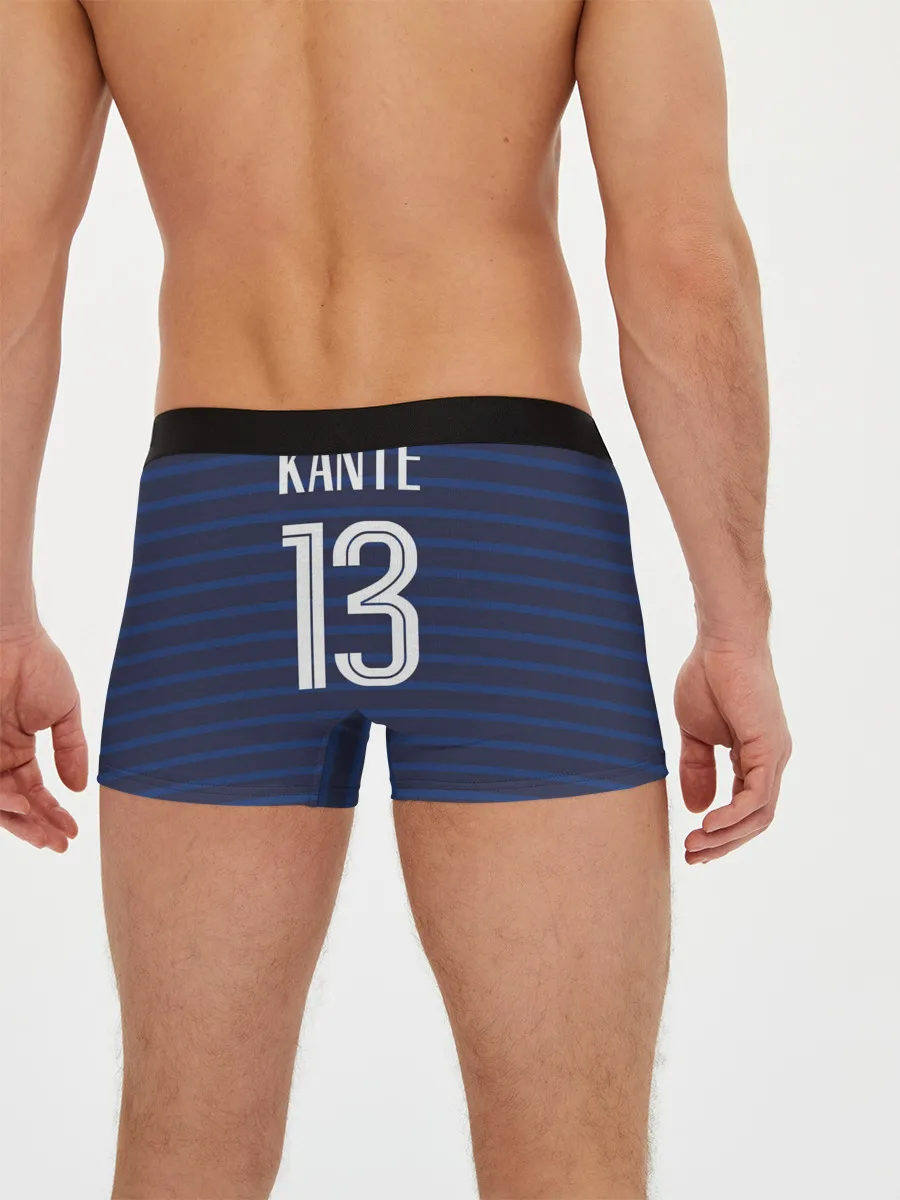 Мужские трусы боксеры / Канте в стиле формы Франции