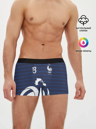 Мужские трусы боксеры / Канте в стиле формы Франции