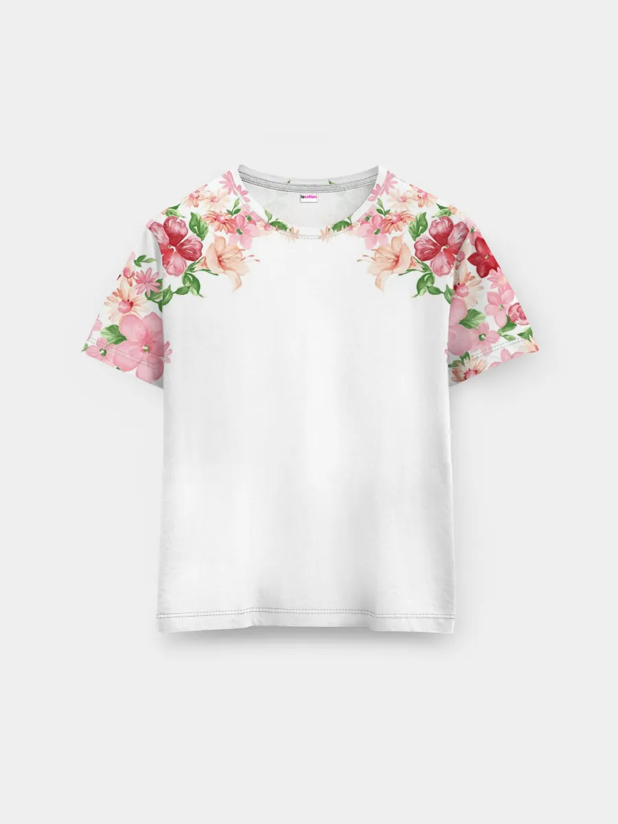 Мужская базовая футболка / Цветы