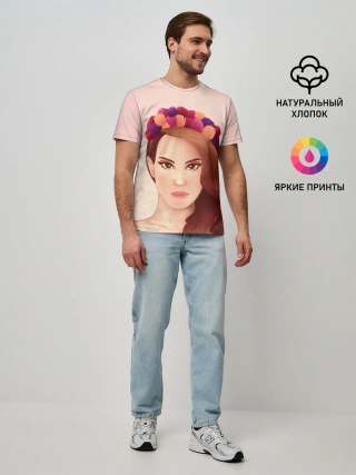 Мужская базовая футболка / Painted Lana