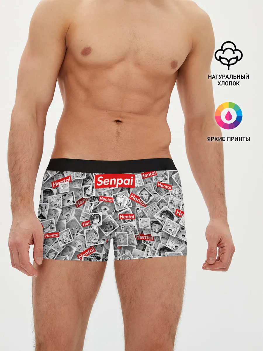 Мужские трусы боксеры / Hentai senpai