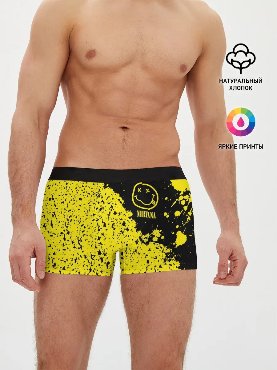 Мужские трусы боксеры / NIRVANA / НИРВАНА