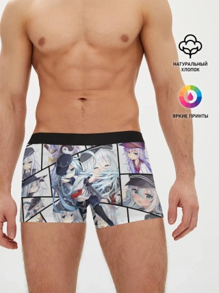 Мужские трусы боксеры / Kantai Collection: Hibiki