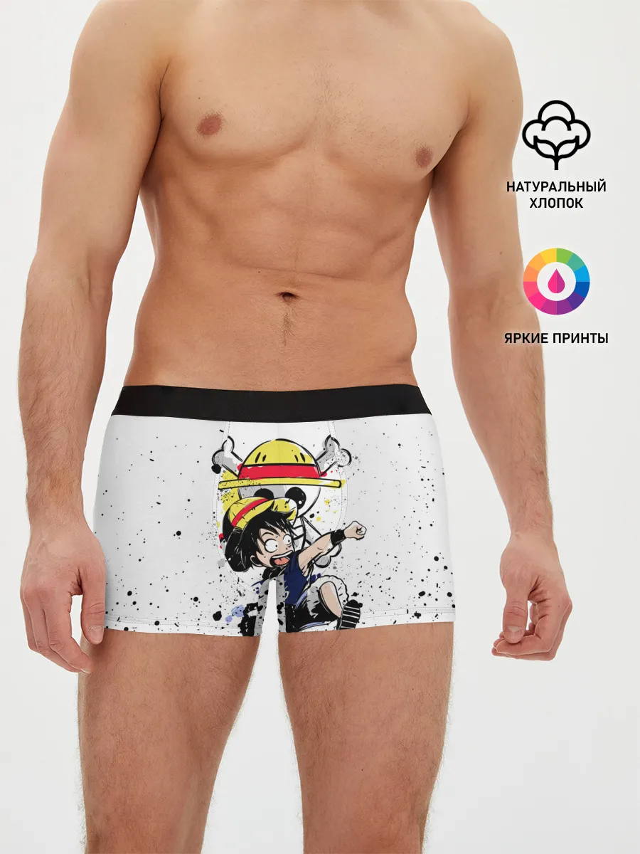 Мужские трусы боксеры / Луффи