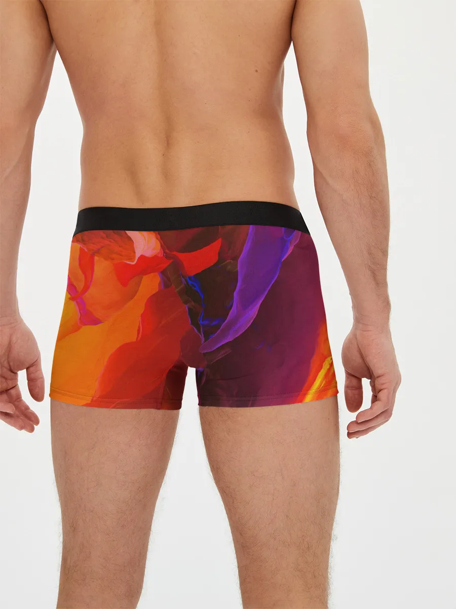 Мужские трусы боксеры / Горная абстракция