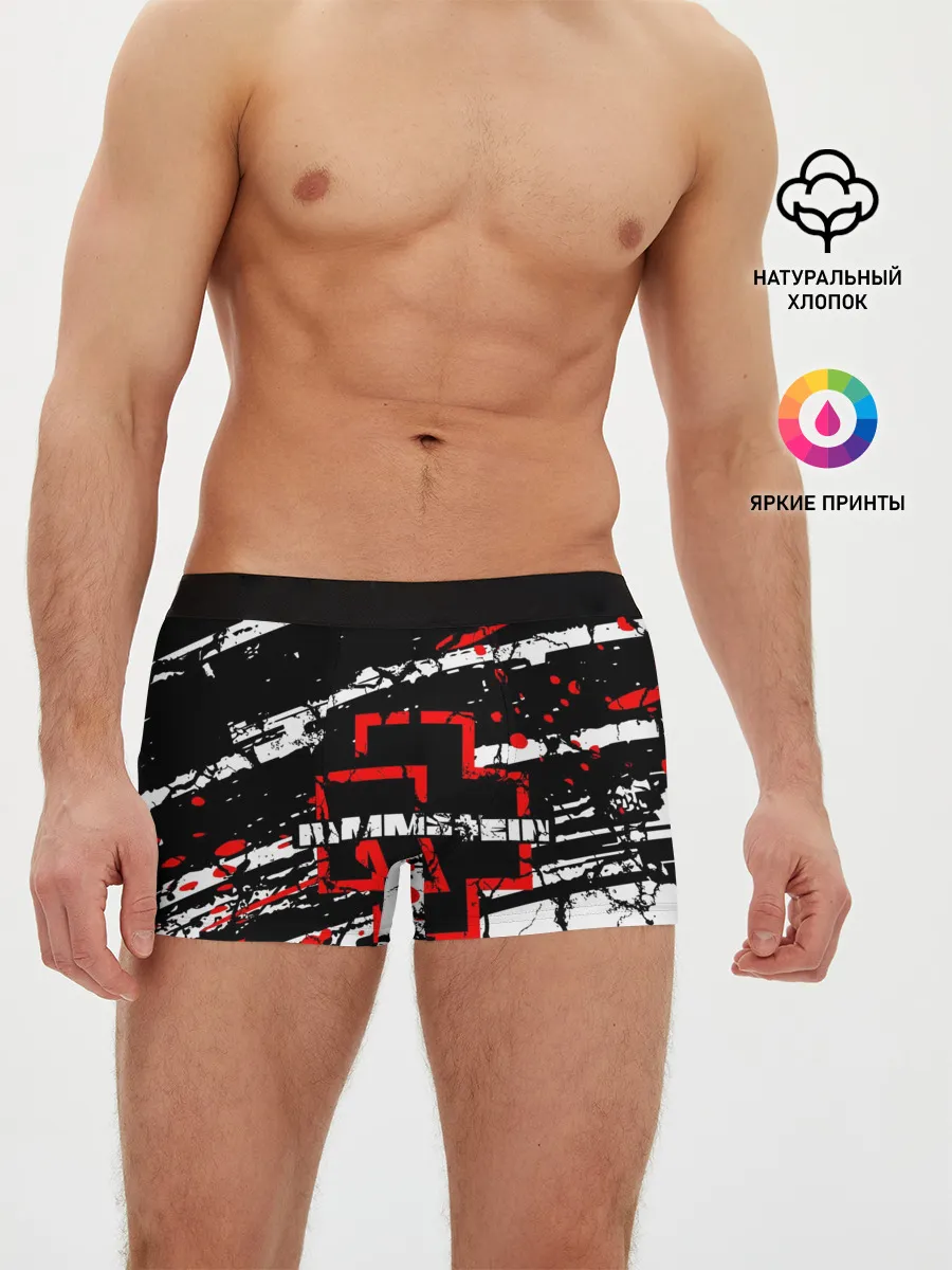 Мужские трусы боксеры / RAMMSTEIN
