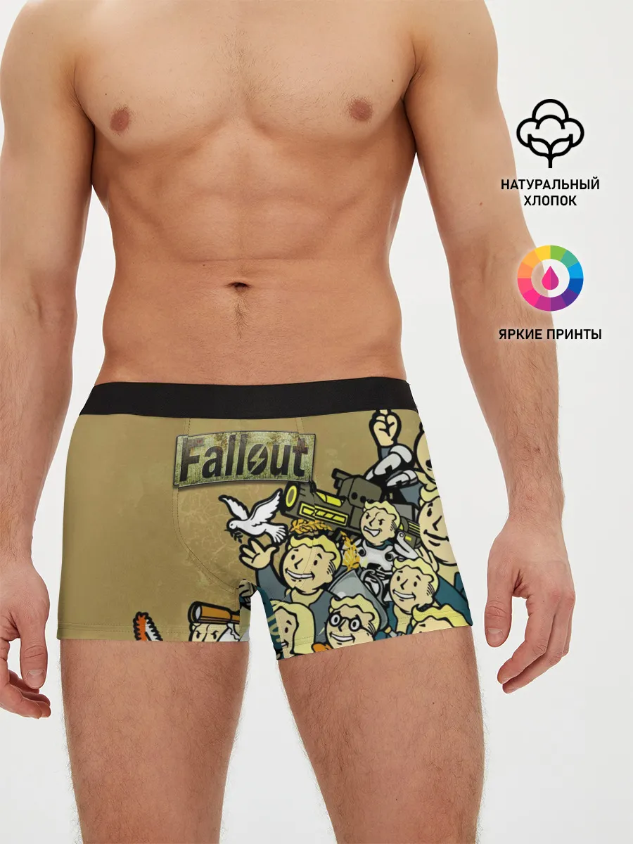 Мужские трусы боксеры / Волтбои