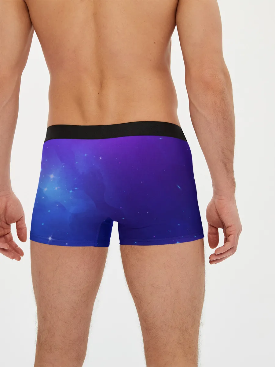 Мужские трусы боксеры / Retrowave Neon Horse