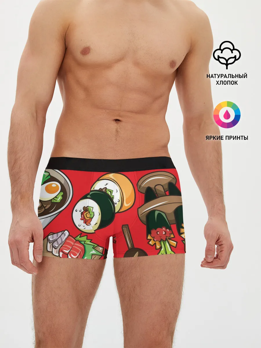 Мужские трусы боксеры / Еда
