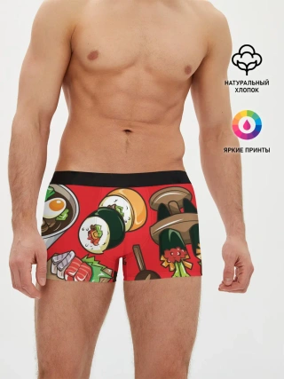 Мужские трусы боксеры / Еда
