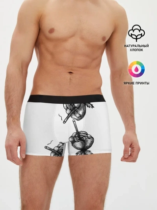 Мужские трусы боксеры / Дымящие розы