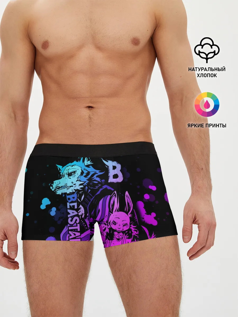 Мужские трусы боксеры / BEASTARS, Легоши и Хару