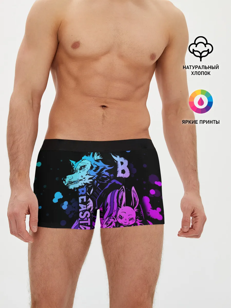 Мужские трусы боксеры / BEASTARS, Легоши и Хару