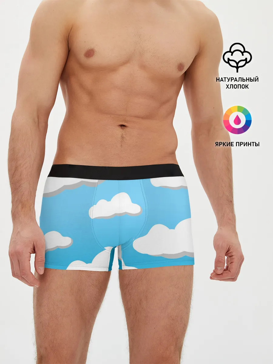 Мужские трусы боксеры / Небо