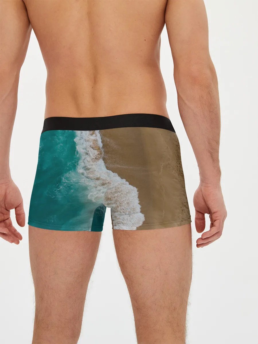 Мужские трусы боксеры / Пляж / beach
