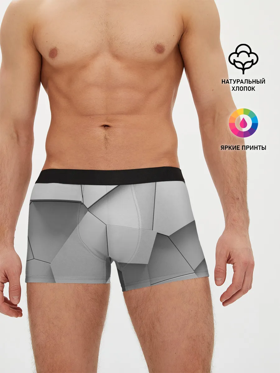 Мужские трусы боксеры / Осколки плитки