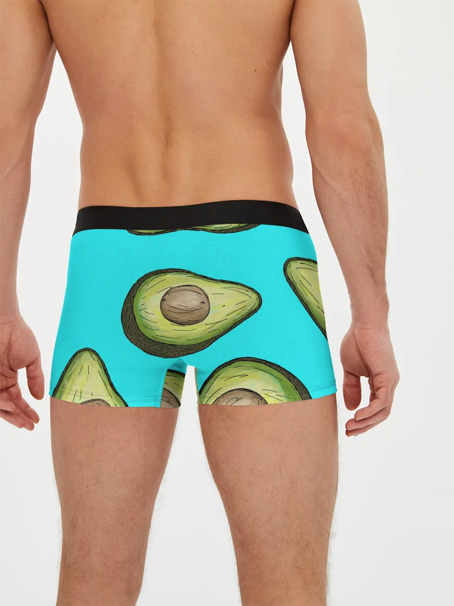 Мужские трусы боксеры / Авокадо