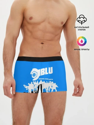 Мужские трусы боксеры / TEAM FORTRESS 2 BLUE TEAM