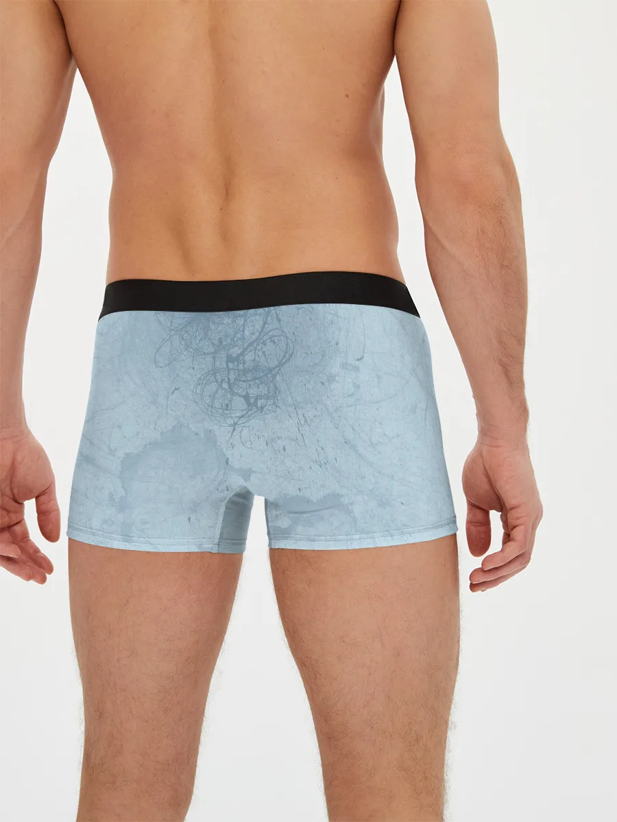 Мужские трусы боксеры / три сноуборда