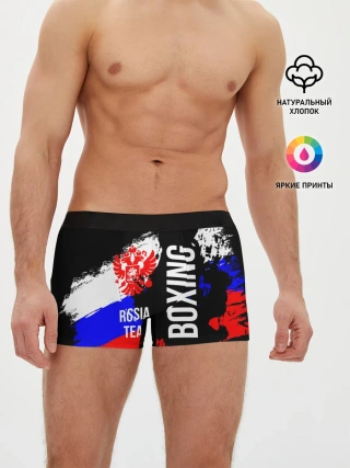 Мужские трусы боксеры / Boxing Russia Team