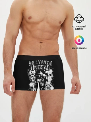 Мужские трусы боксеры / Hollywood Undead
