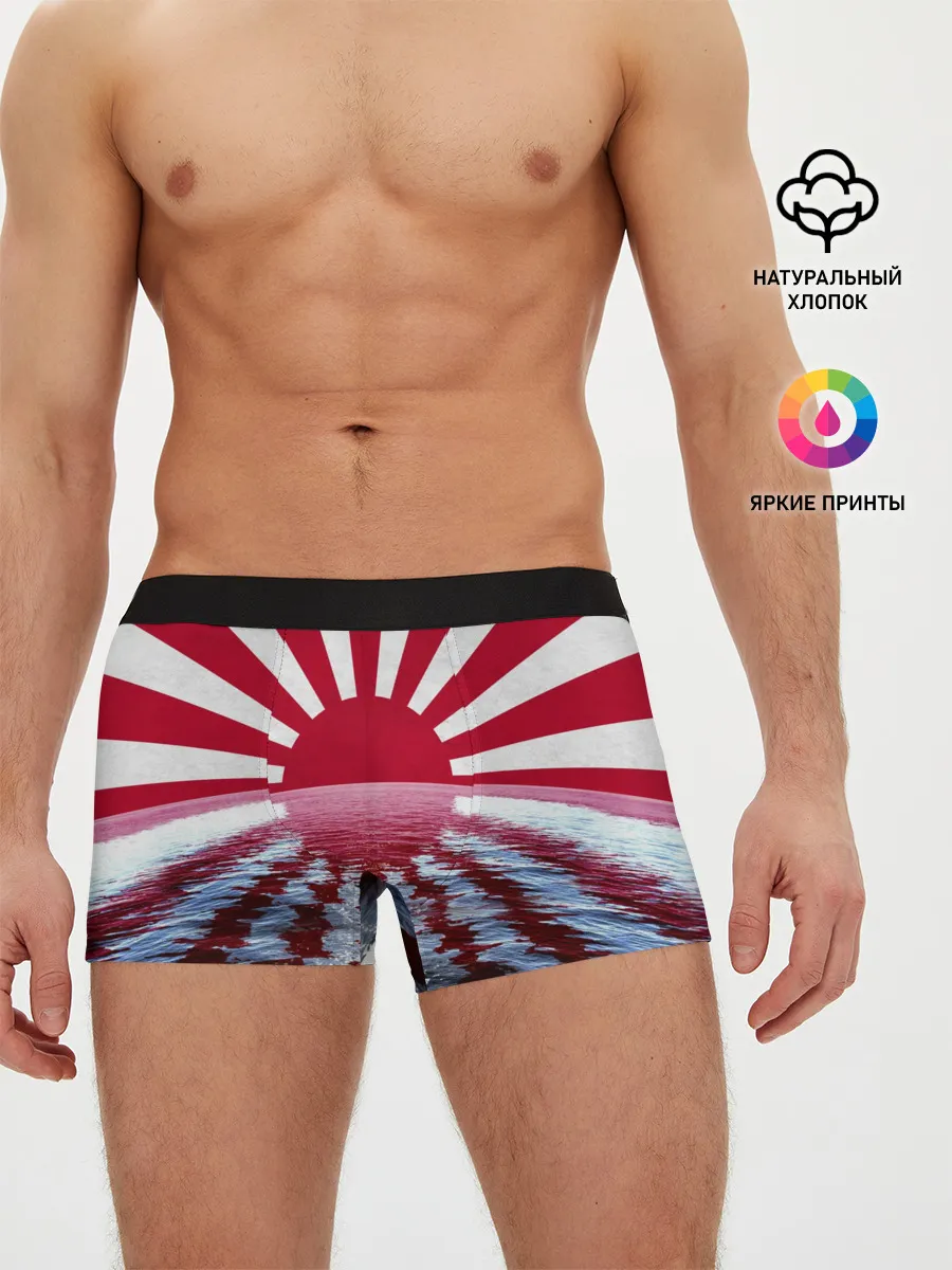 Мужские трусы боксеры / Флаг Восходящего Солнца