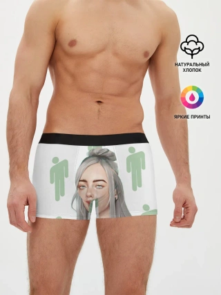 Мужские трусы боксеры / BILLIE EILISH