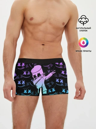 Мужские трусы боксеры / FORTNITE x MARSHMELLO
