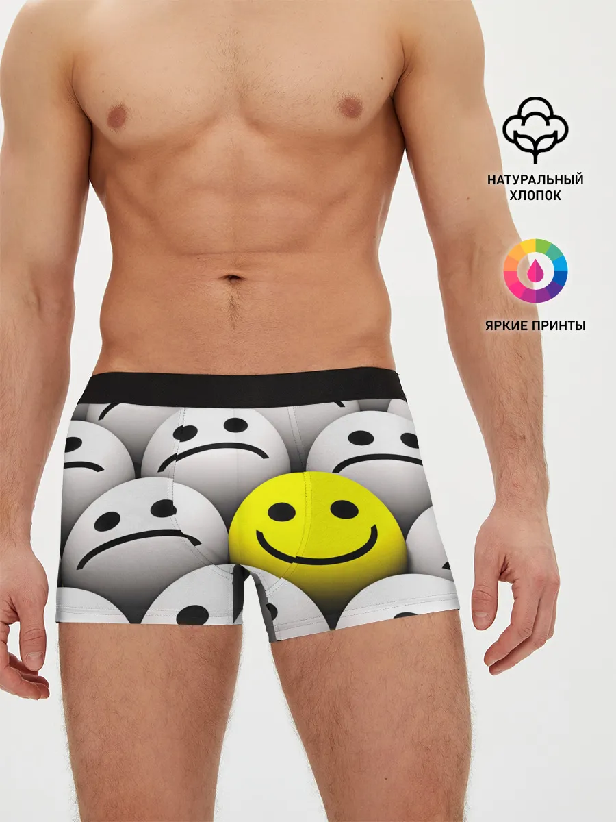 Мужские трусы боксеры / EMOJI 2019