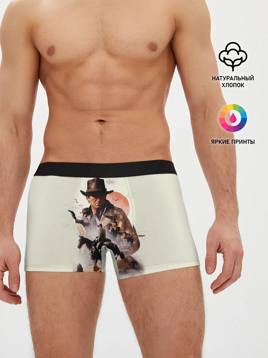 Мужские трусы боксеры / red dead redemption 2 Art