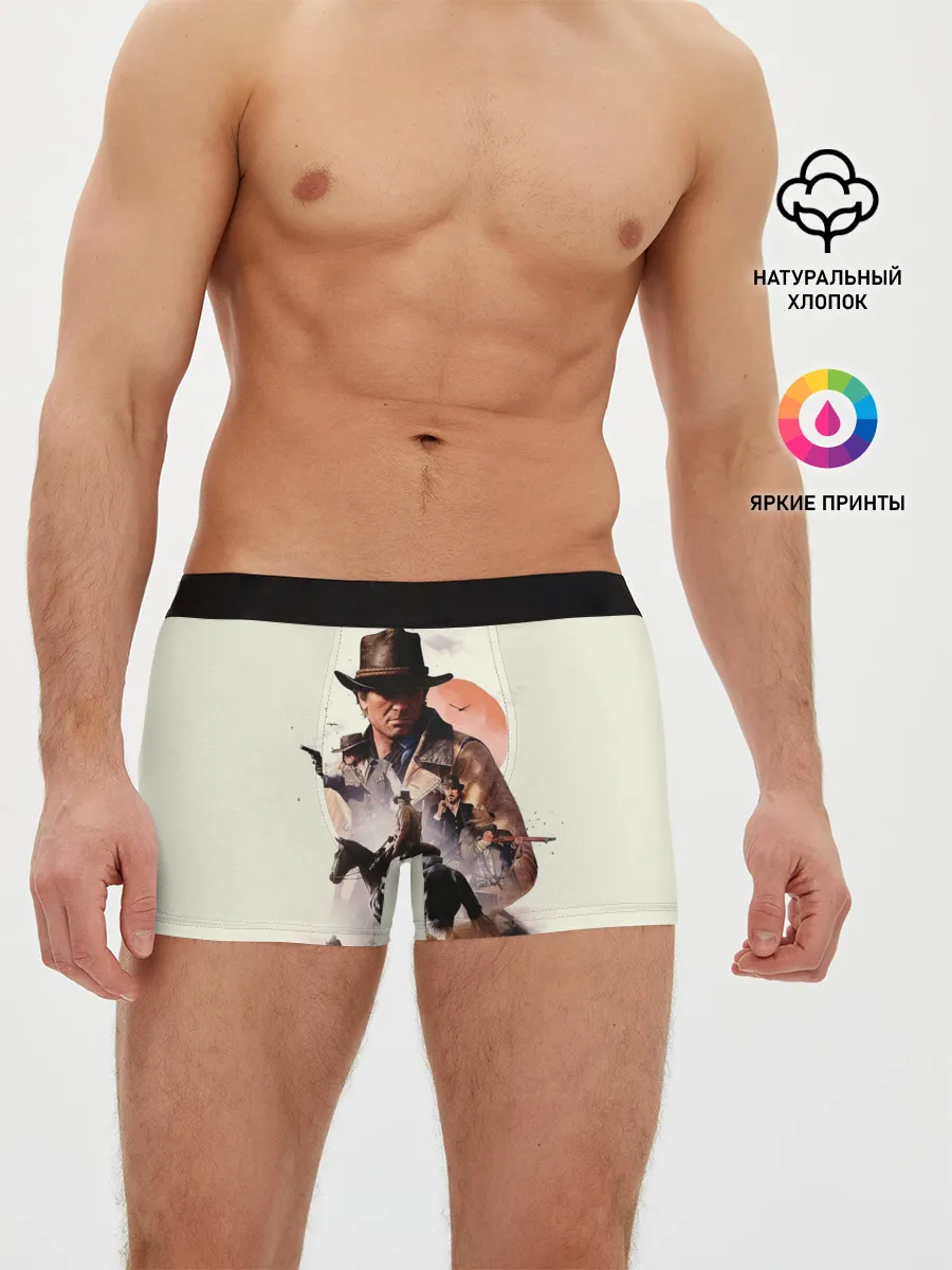 Мужские трусы боксеры / red dead redemption 2 Art