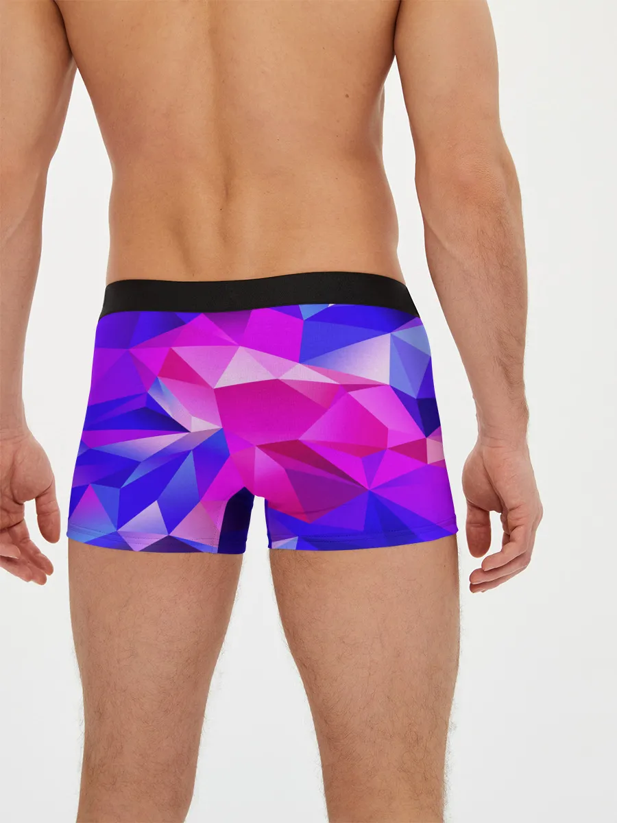 Мужские трусы боксеры / NEON POLYGON